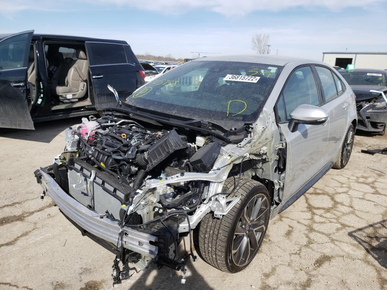 Photo 2 from auction – 2022 TOYOTA COROLLA SE with VIN 5YFS4MCE0NP105758