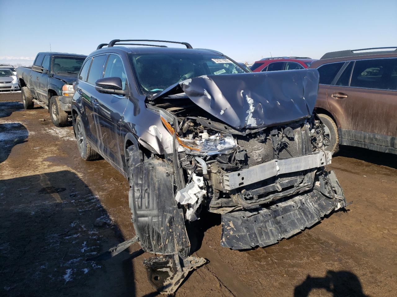 TOYOTA HIGHLANDER 2016 with VIN 5TDJKRFH7GS259494 - Photo from auction
