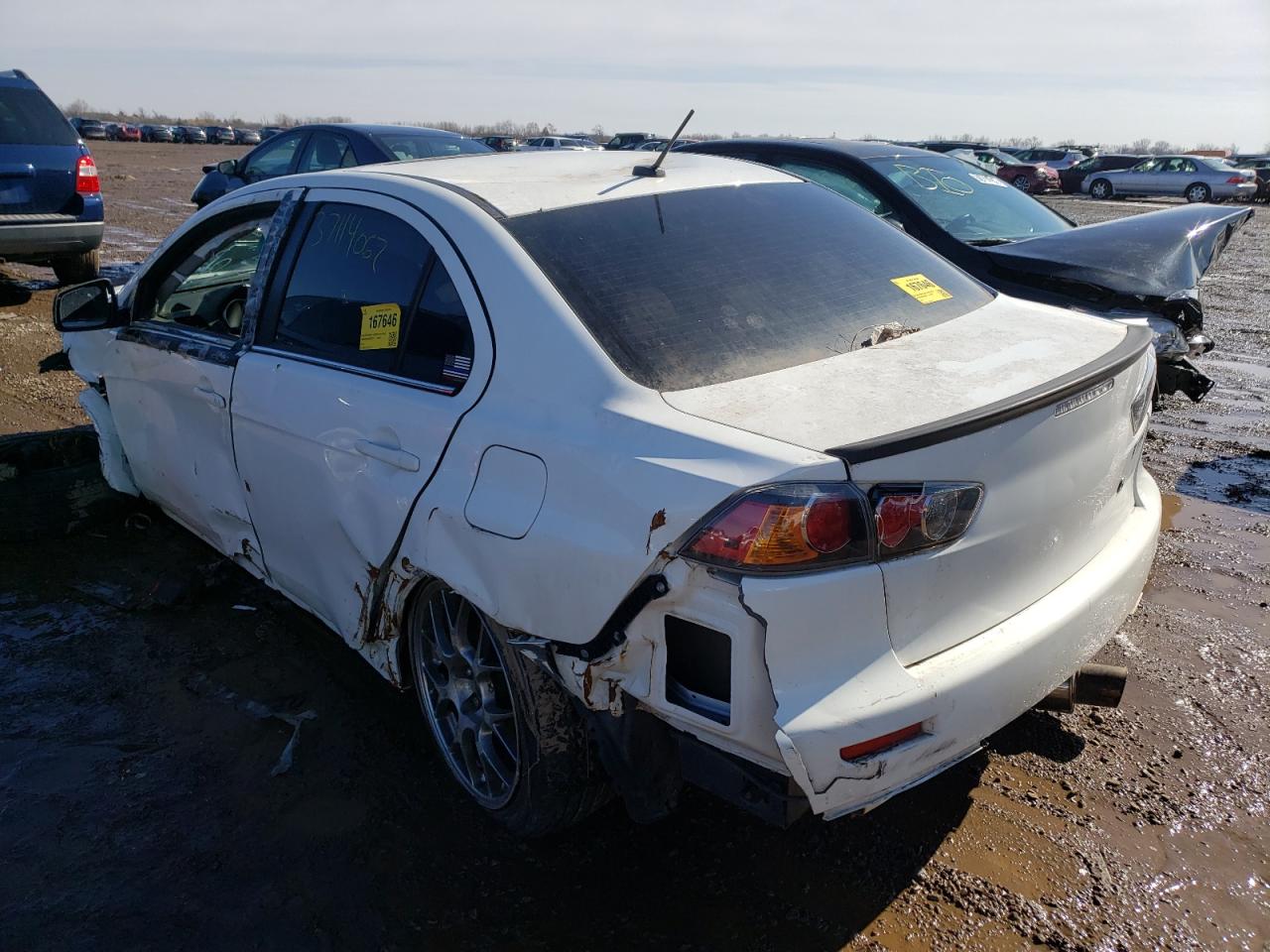 Photo 3 from auction – 2014 MITSUBISHI LANCER EVO with VIN JA32W5FV8EU022771