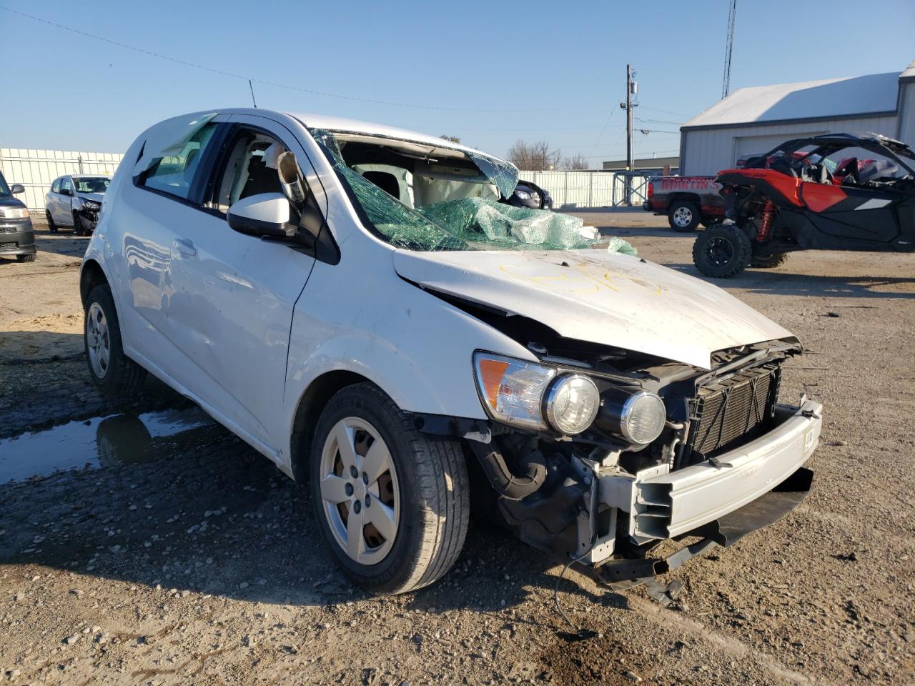 CHEVROLET SONIC LS 2014 with VIN 1G1JA6SH9E4117401 - Photo from auction