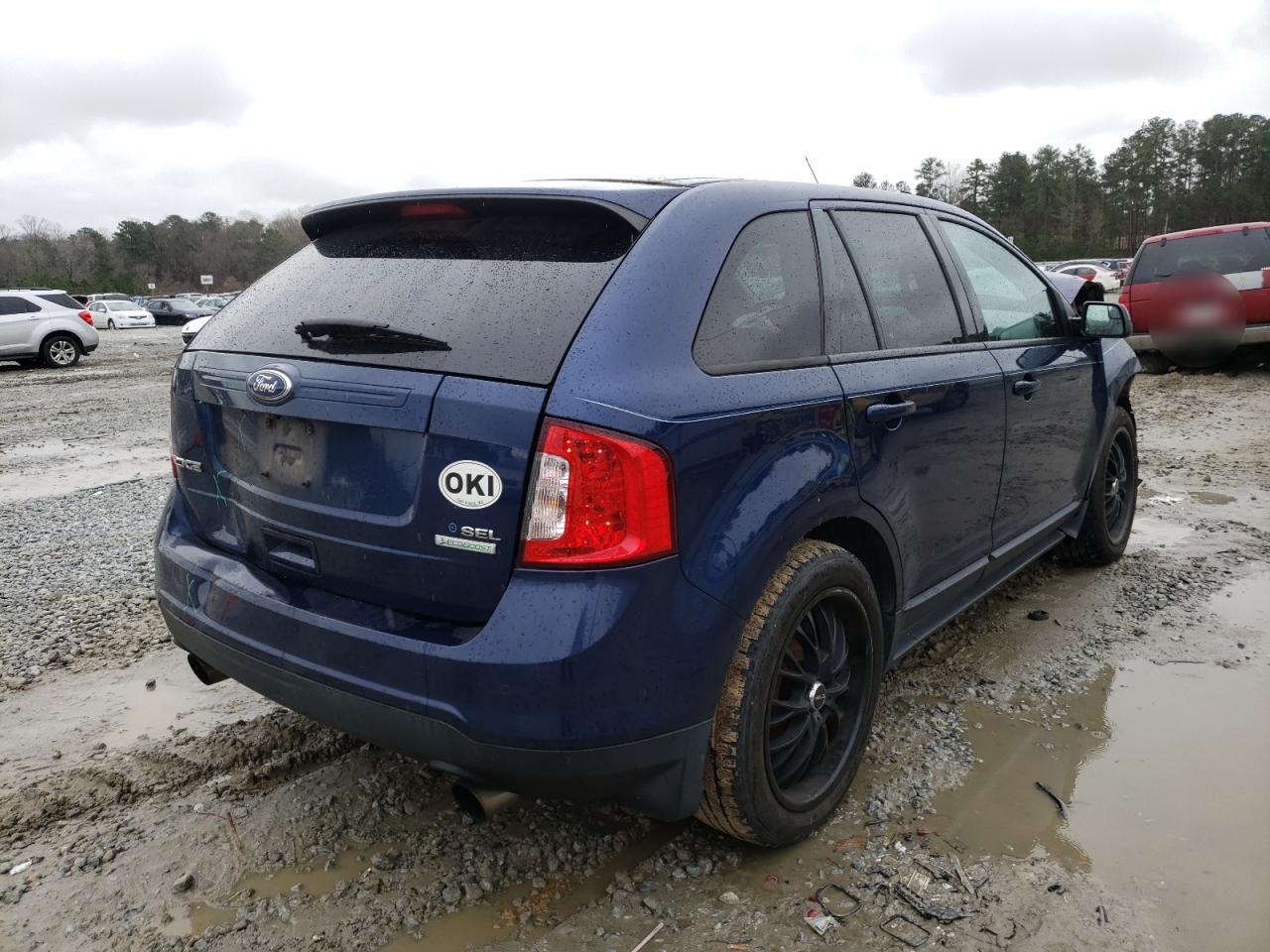 Photo 4 from auction – 2012 FORD EDGE SEL with VIN 2FMDK3J96CBA47798