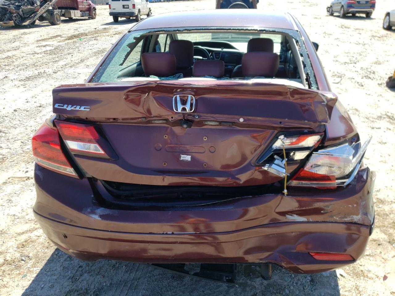 Photo 9 from auction – 2014 HONDA CIVIC EX with VIN 19XFB2F81EE017501