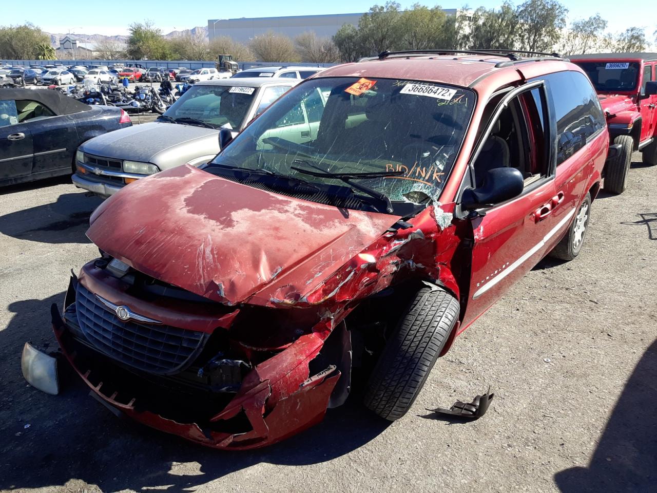 Photo 2 from auction – 2001 CHRYSLER VOYAGER LX with VIN 1C4GJ45341B125479
