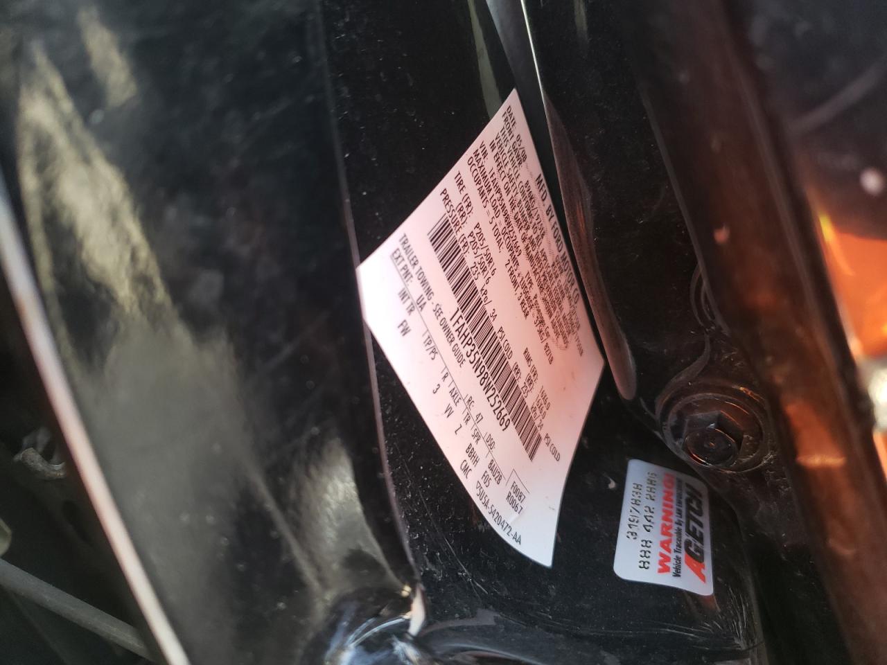 Photo 10 from auction – 2008 FORD FOCUS SE with VIN 1FAHP35N98W252669
