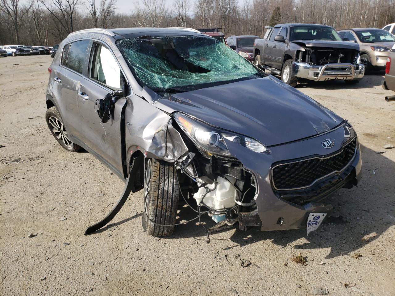 KIA SPORTAGE E 2017 with VIN KNDPNCAC0H7281892 - Photo from auction