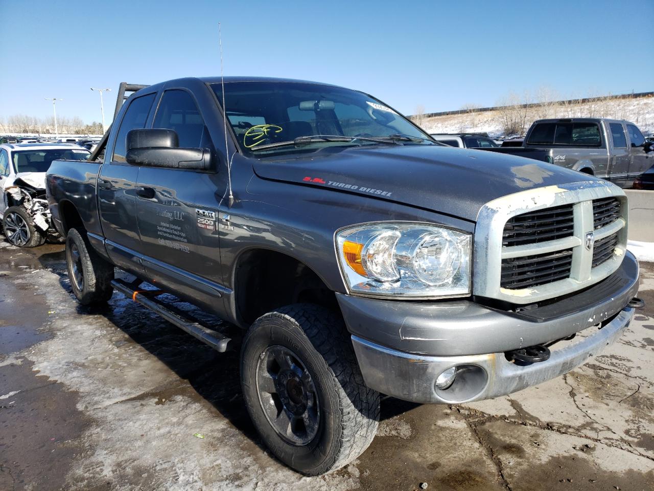 DODGE RAM 2500 S 2007 with VIN 1D7KS28C47J501285 - Photo from auction