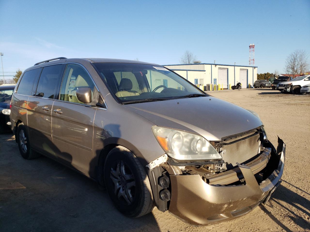 HONDA ODYSSEY EX 2007 with VIN 5FNRL38667B115576 - Photo from auction