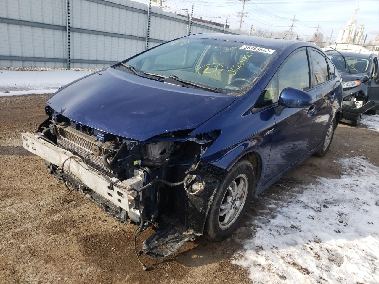 Photo 2 from auction – 2011 TOYOTA PRIUS with VIN JTDKN3DU7B1410168