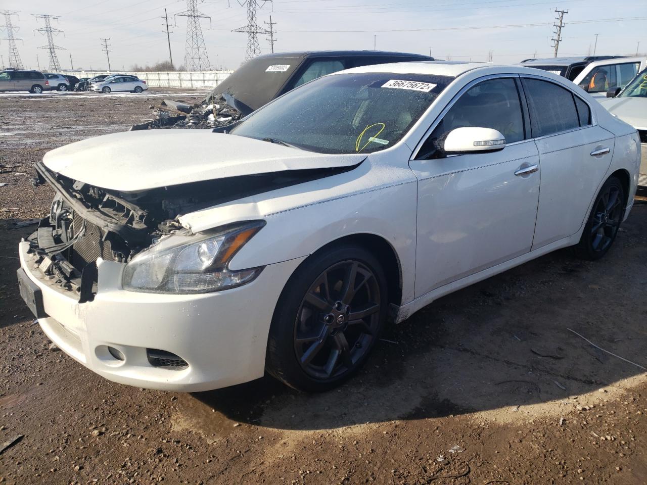 Photo 2 from auction – 2014 NISSAN MAXIMA S with VIN 1N4AA5AP1EC487098