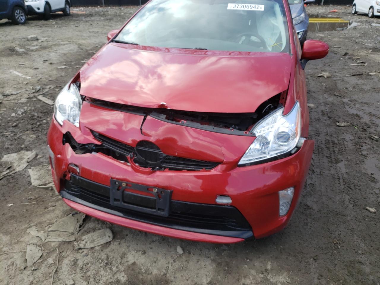 Photo 9 from auction – 2015 TOYOTA PRIUS with VIN JTDKN3DU1F1879925