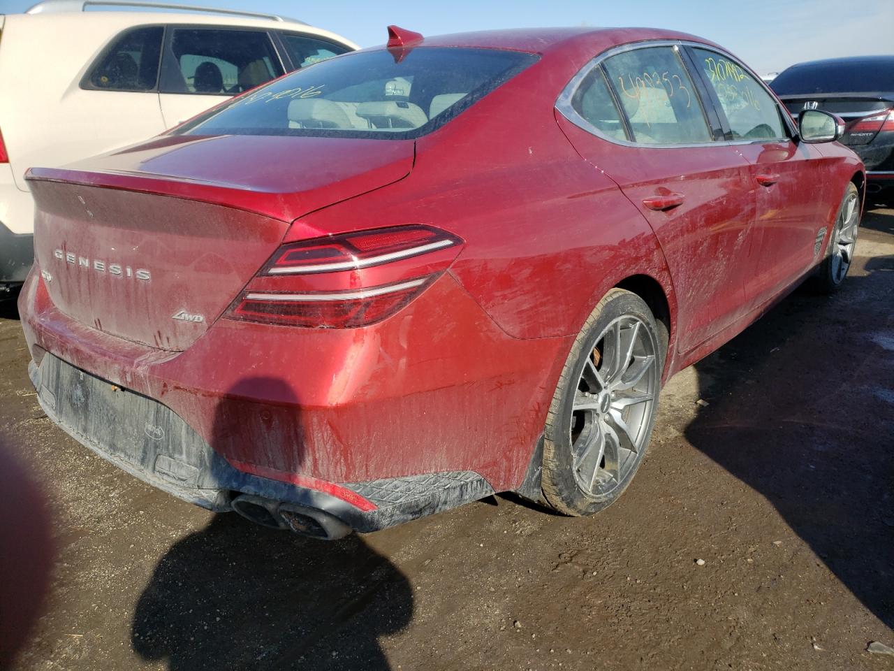 Photo 4 from auction – 2022 GENESIS G70 BASE with VIN KMTG34TAXNU088932