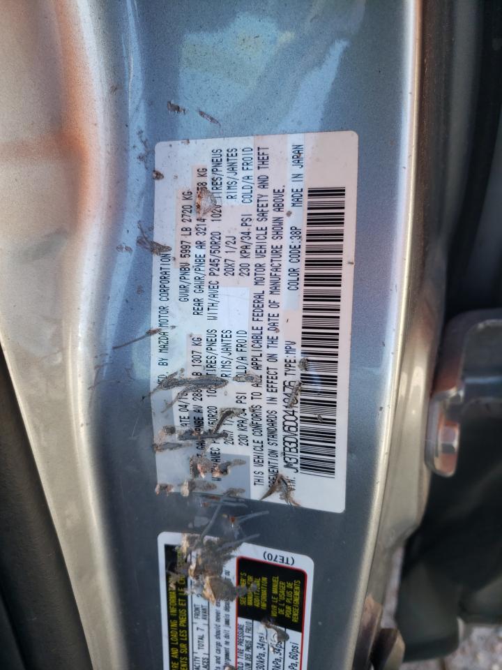 Photo 10 from auction – 2013 MAZDA CX-9 GRAND with VIN JM3TB3DV6D0418476