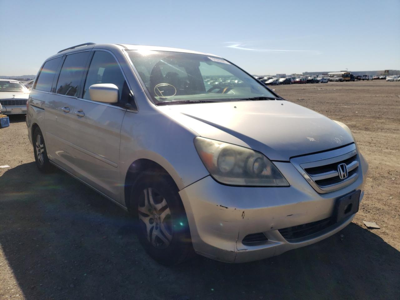 HONDA ODYSSEY EX 2005 with VIN 5FNRL38635B046620 - Photo from auction