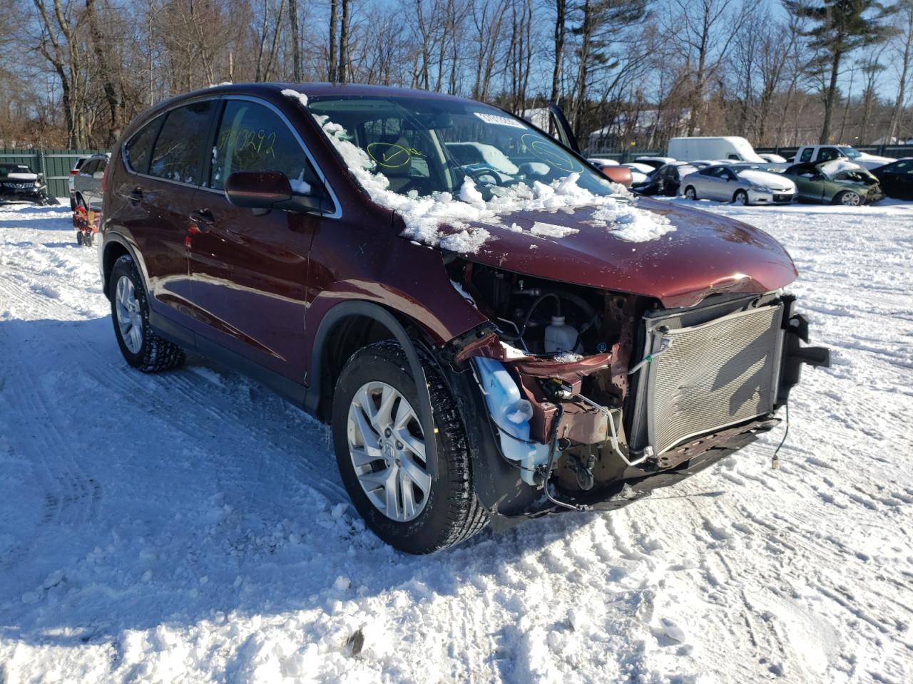 HONDA CR-V EX 2016 with VIN 5J6RM4H50GL109564 - Photo from auction