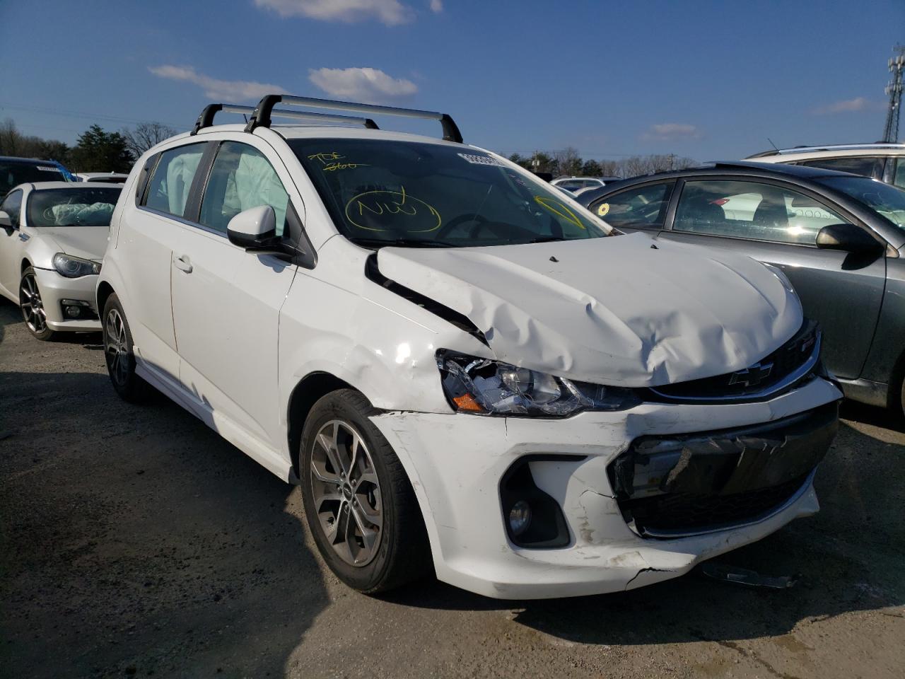 CHEVROLET SONIC LT 2018 with VIN 1G1JD6SB4J4106710 - Photo from auction