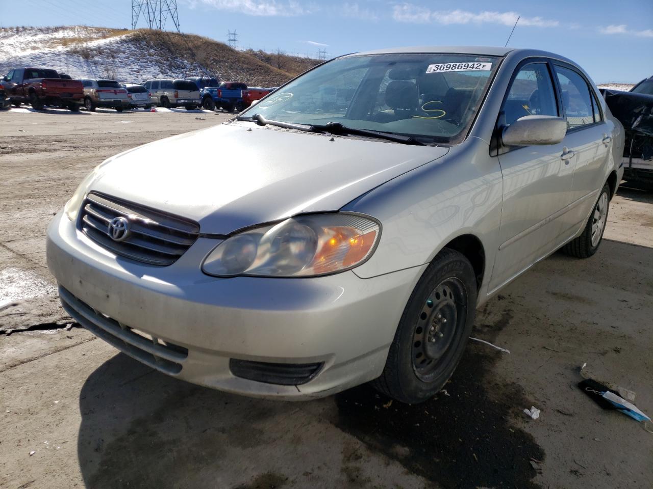 Photo 2 from auction – 2003 TOYOTA COROLLA CE with VIN JTDBR32E332009177