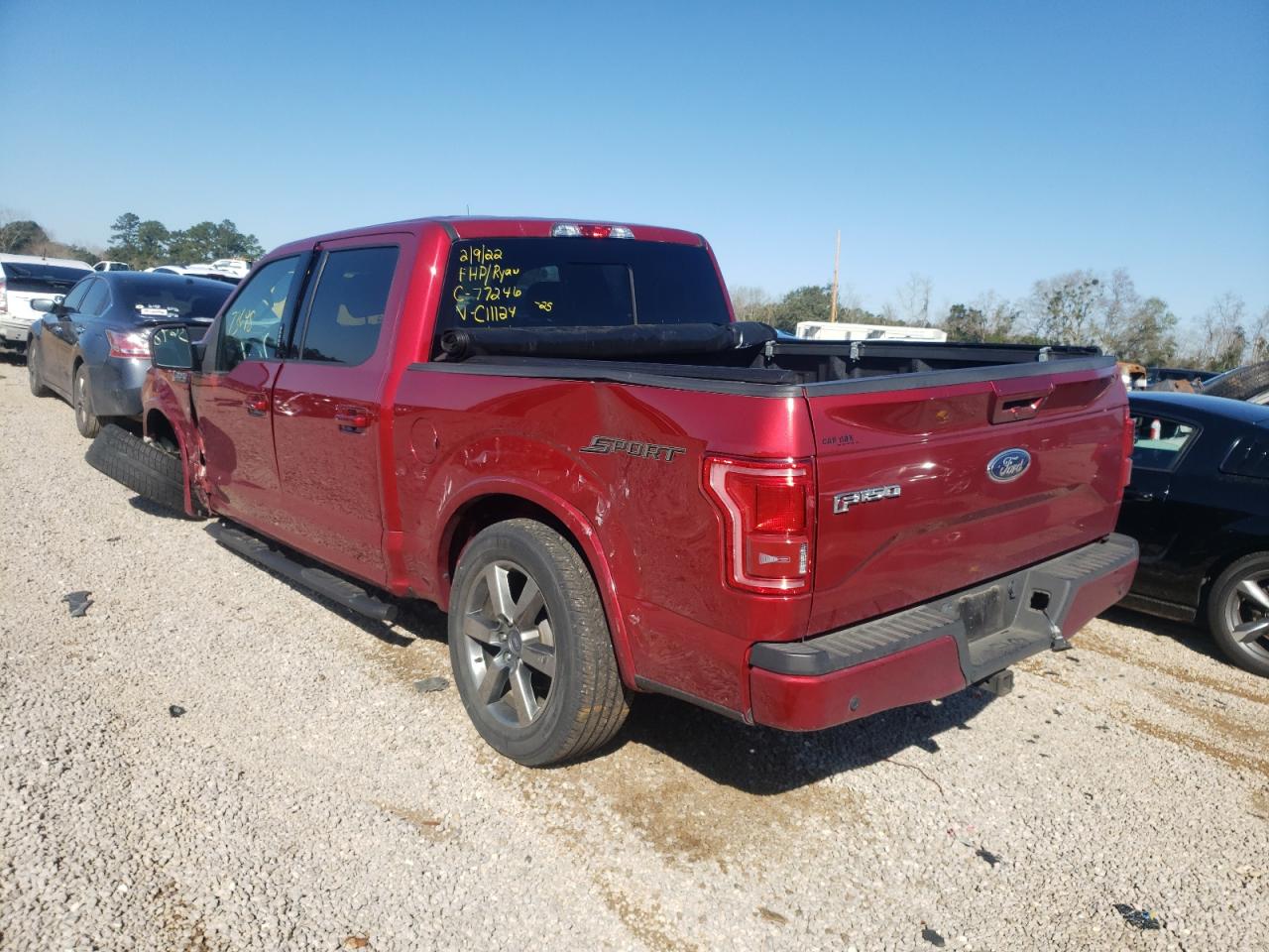 Photo 3 from auction – 2017 FORD F150 SUPER with VIN 1FTEW1CF5HKC11124