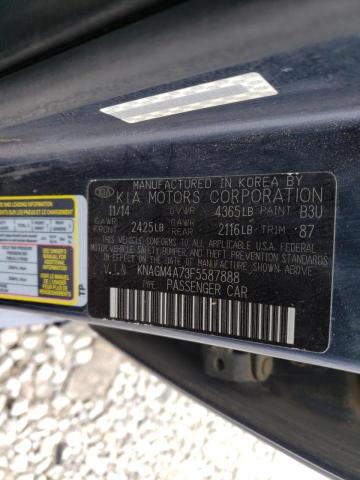 Photo 10 from auction – 2015 KIA OPTIMA LX with VIN KNAGM4A73F5587888