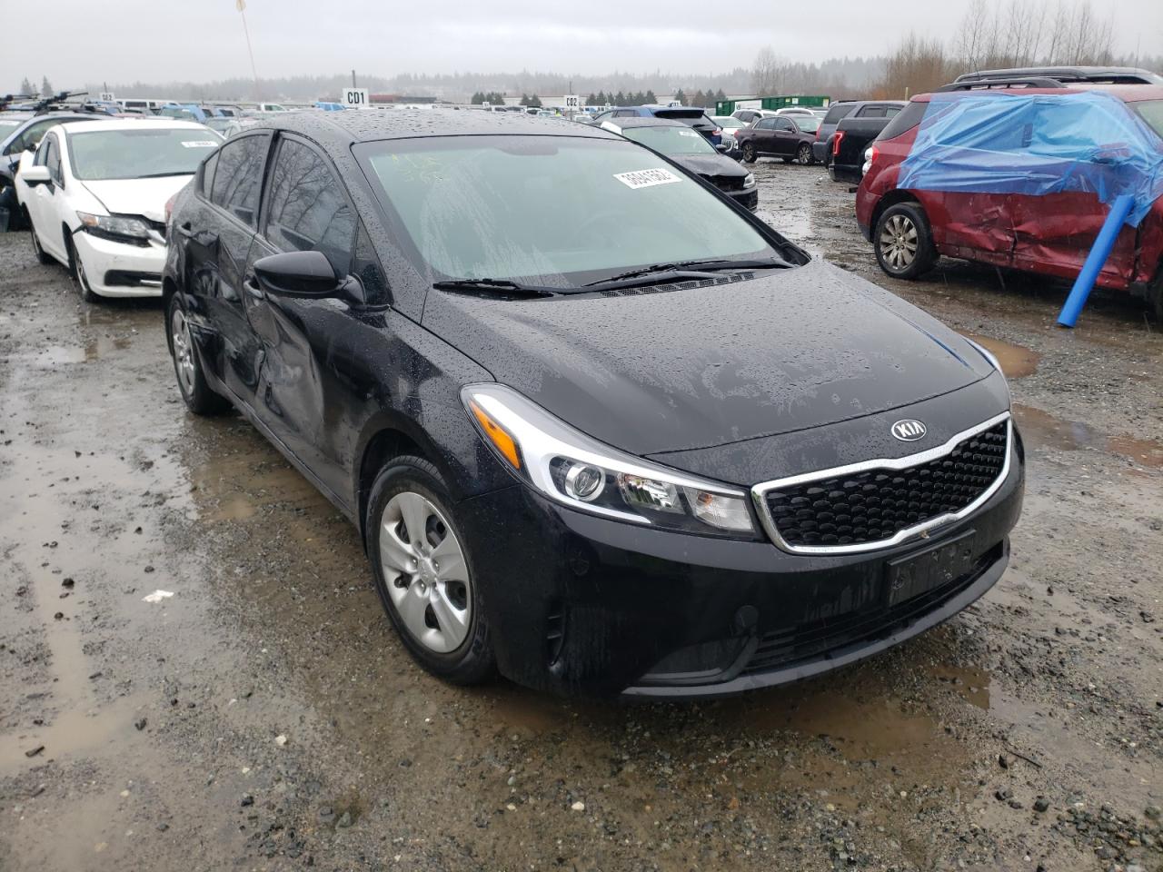 KIA FORTE LX 2017 with VIN 3KPFK4A78HE086166 - Photo from auction