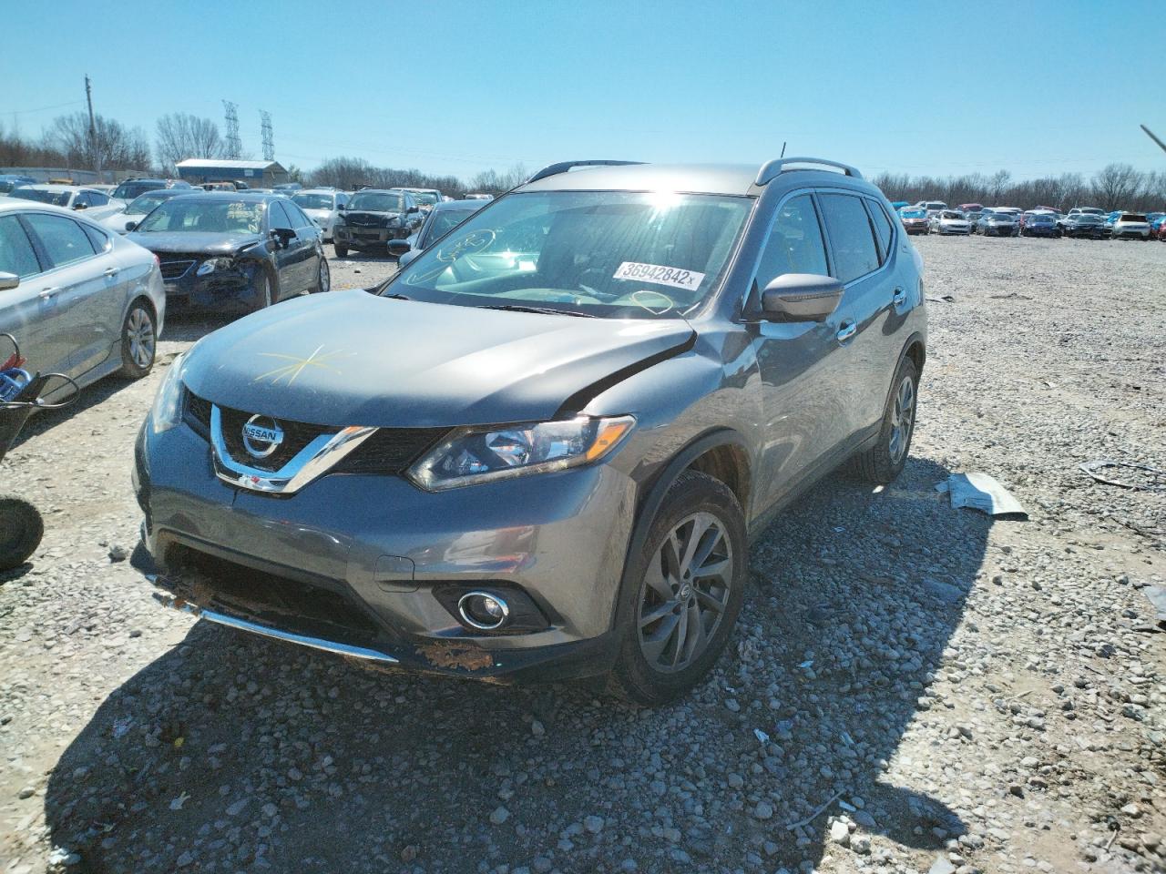 Photo 2 from auction – 2016 NISSAN ROGUE S with VIN 5N1AT2MT8GC745143