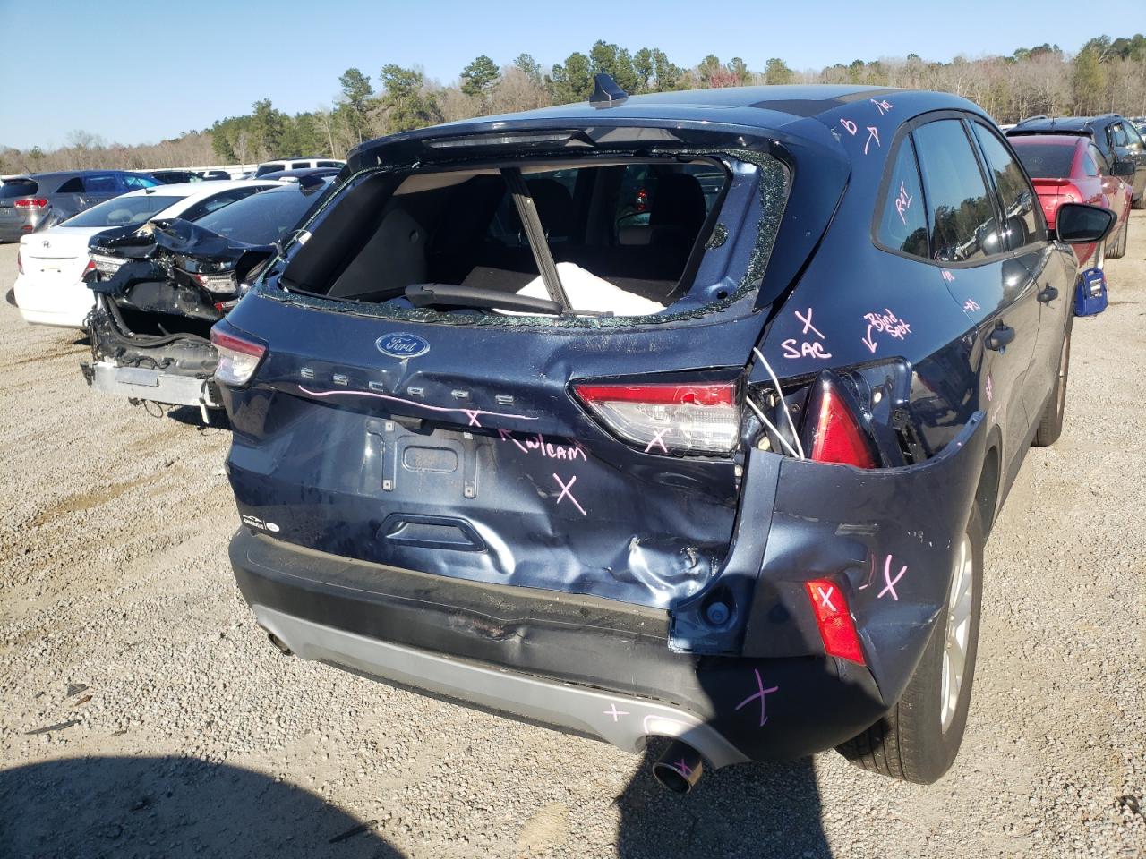 Photo 9 from auction – 2020 FORD ESCAPE S with VIN 1FMCU0F68LUC55100