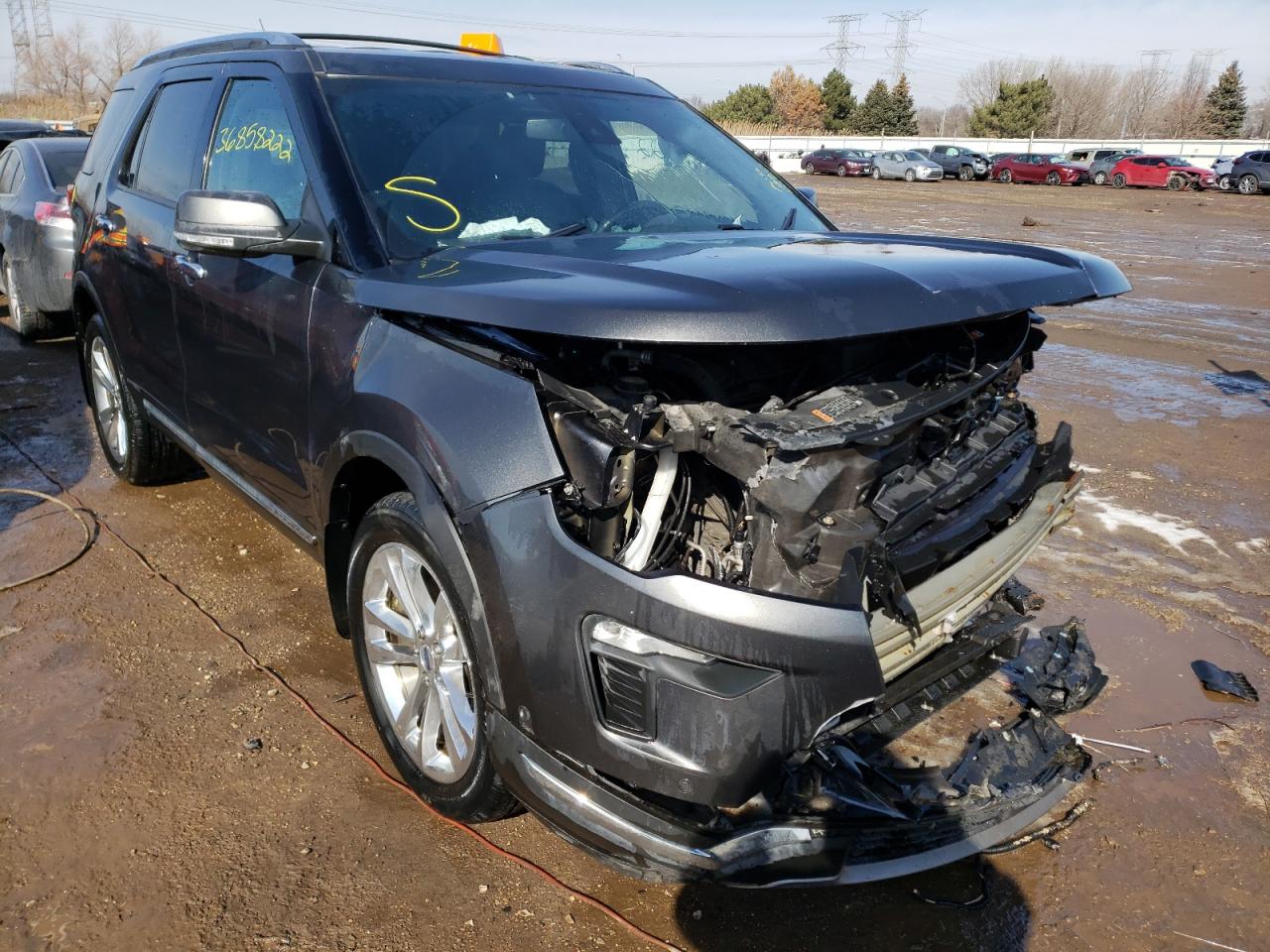 FORD EXPLORER L 2018 with VIN 1FM5K8F89JGB16099 - Photo from auction