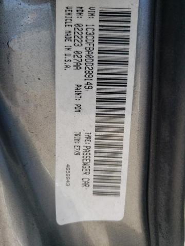 Photo 10 from auction – 2013 DODGE DART SXT with VIN 1C3CDFBA0DD289149