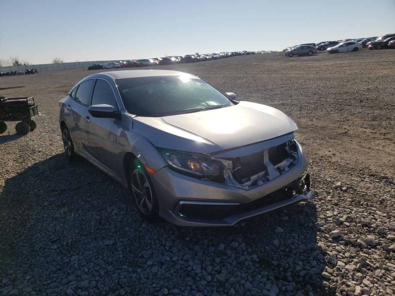 HONDA CIVIC LX 2020 with VIN 19XFC2F60LE026862 - Photo from auction