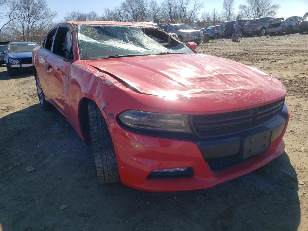 DODGE CHARGER R/ 2016 with VIN 2C3CDXCTXGH180307 - Photo from auction