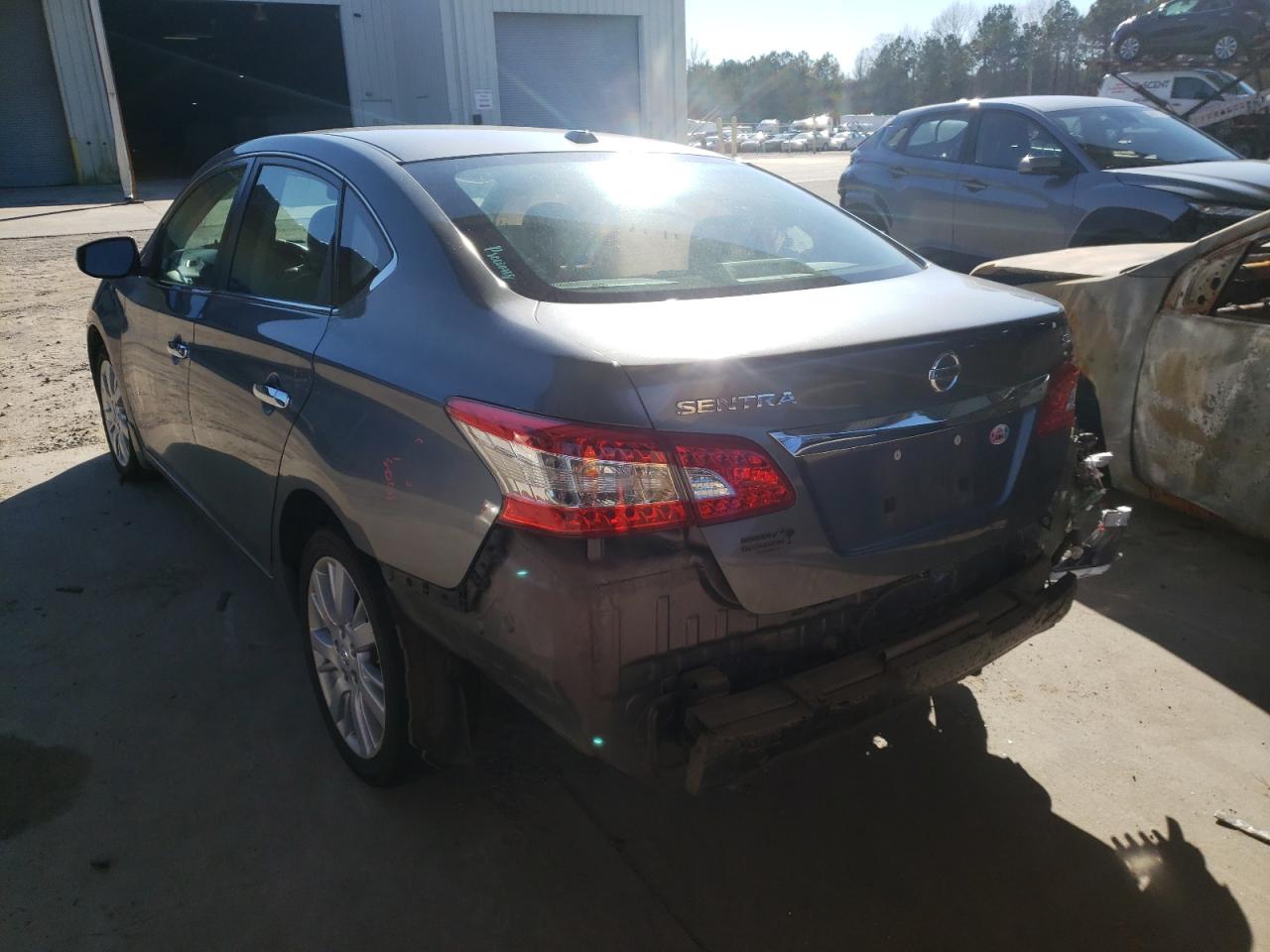 Photo 3 from auction – 2015 NISSAN SENTRA S with VIN 3N1AB7AP2FY333160