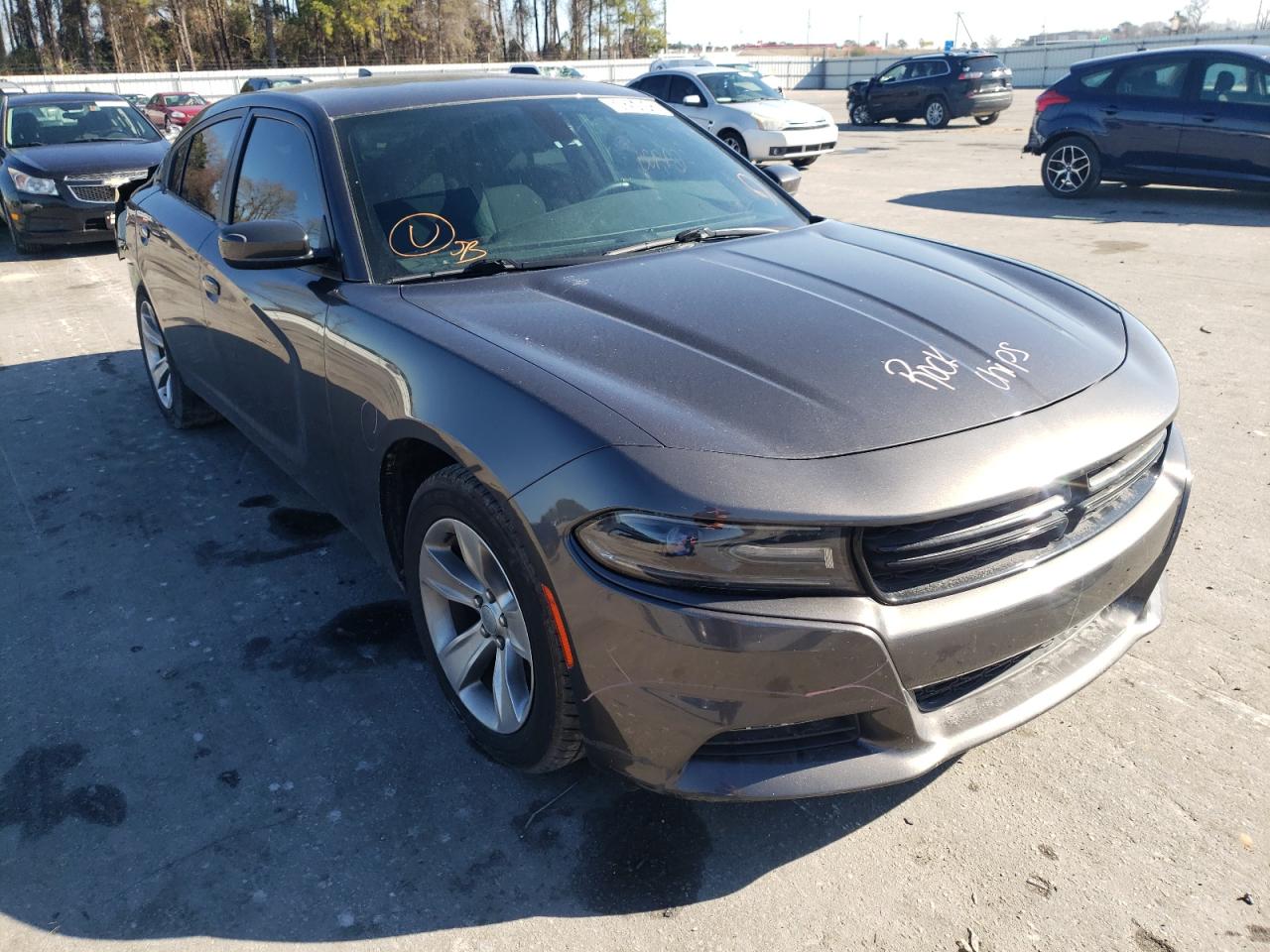 DODGE CHARGER SX 2018 with VIN 2C3CDXHG0JH166726 - Photo from auction