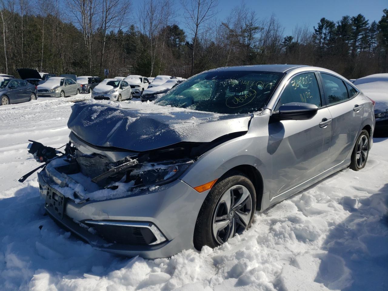 Photo 2 from auction – 2019 HONDA CIVIC LX with VIN 2HGFC2F67KH513321
