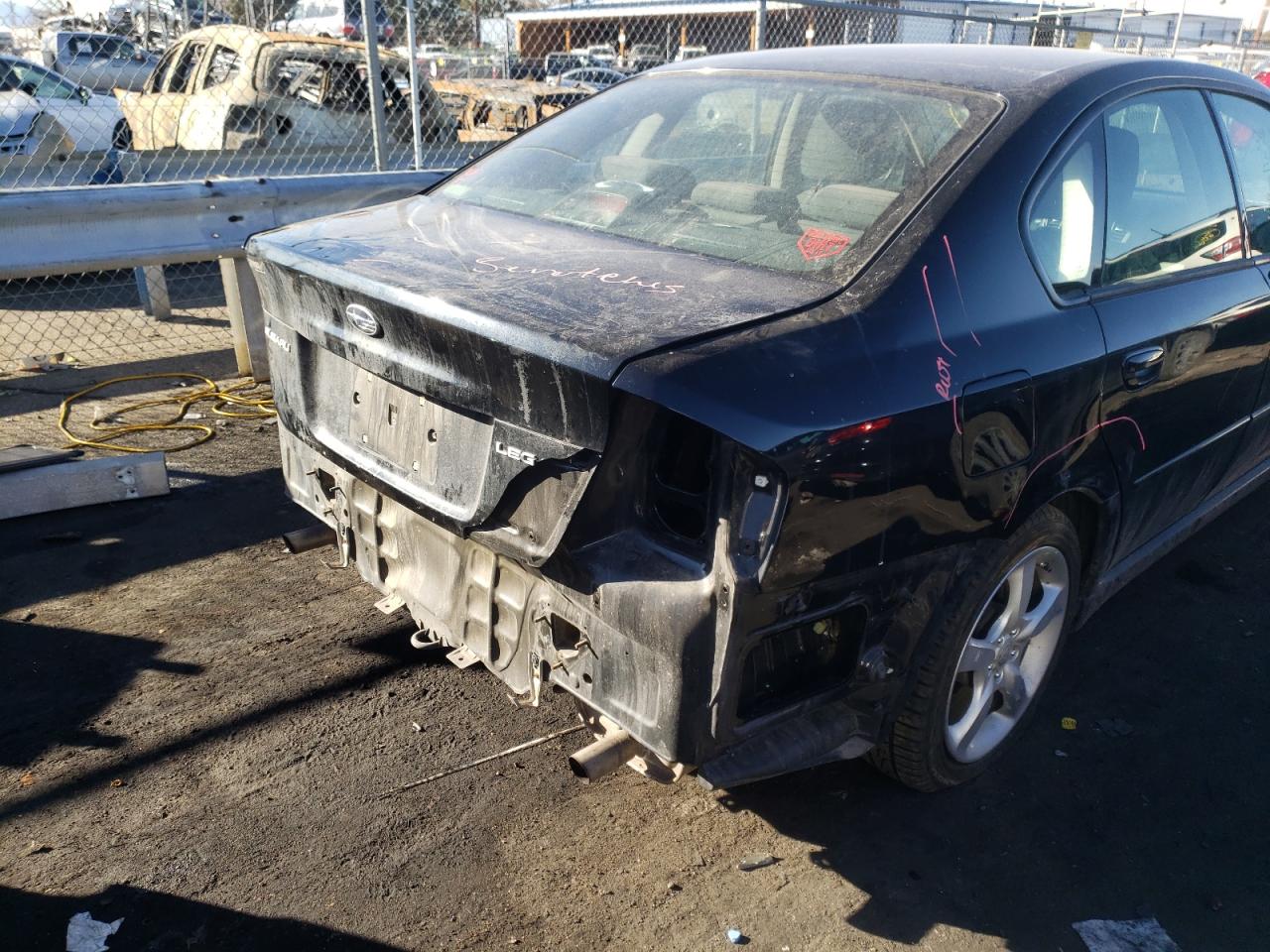 Photo 9 from auction – 2008 SUBARU LEGACY 2.5 with VIN 4S3BL616786222324