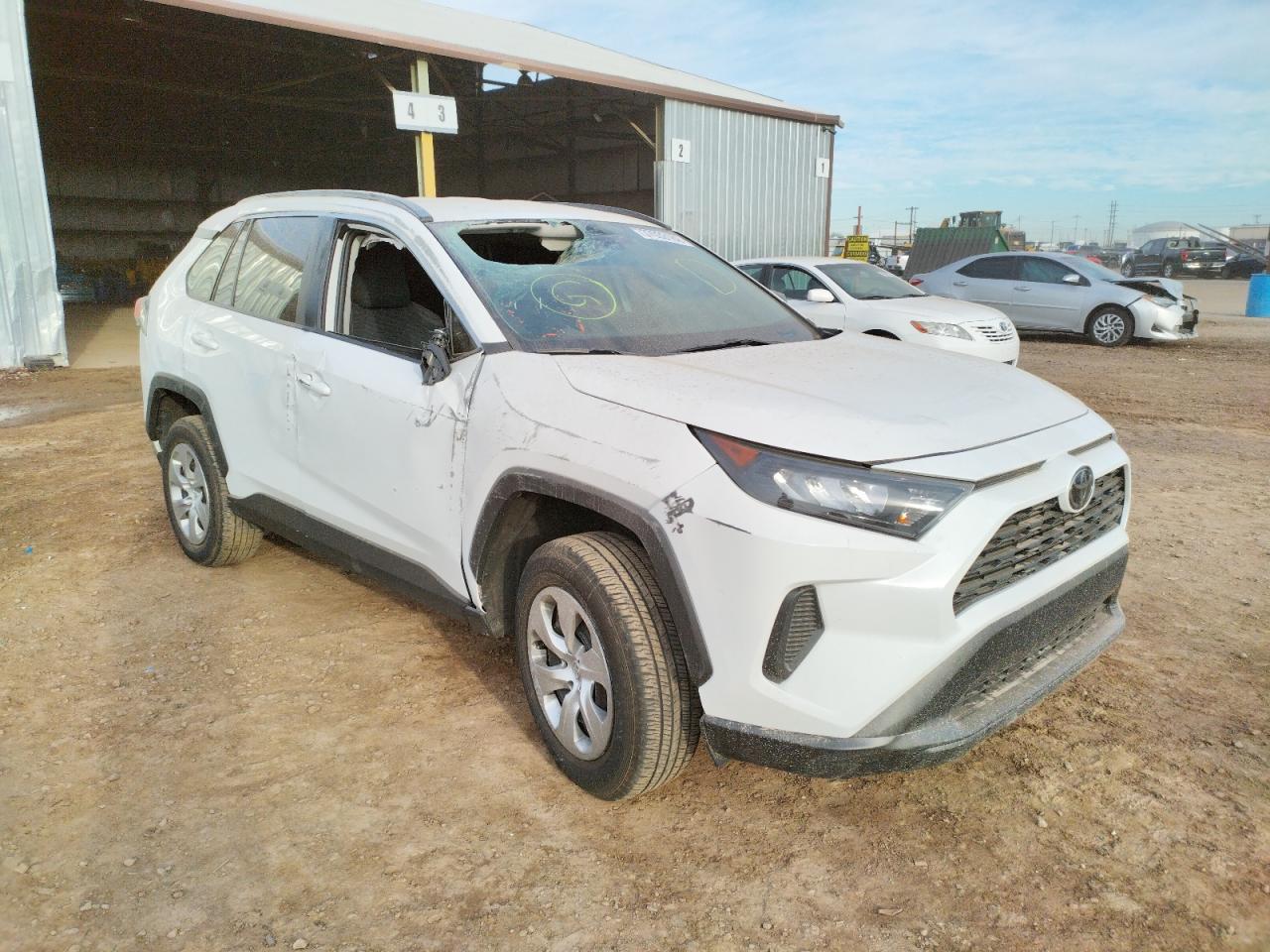 TOYOTA RAV4 LE 2021 with VIN 2T3H1RFV4MW106590 - Photo from auction