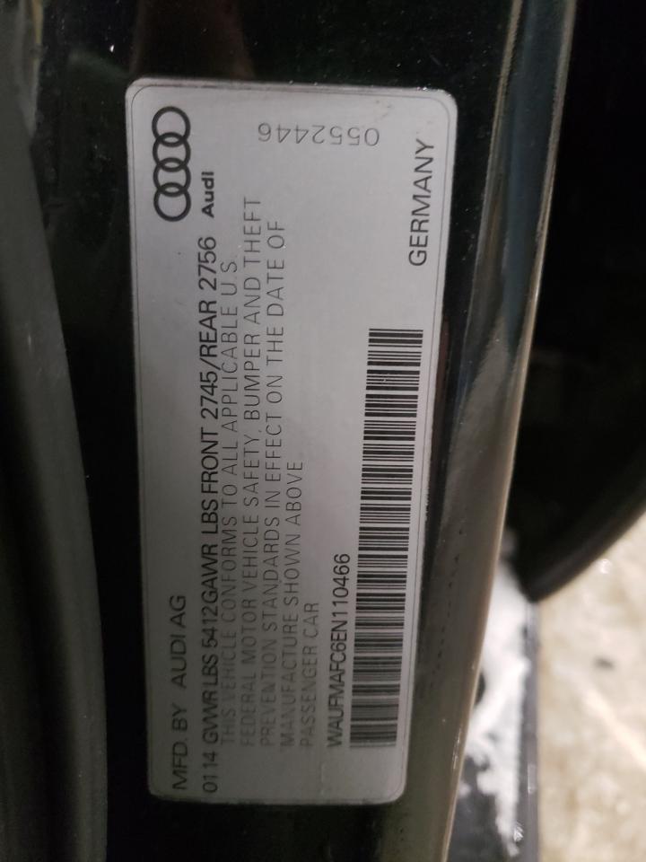 Photo 10 from auction – 2014 AUDI A6 PREMIUM with VIN WAUFMAFC6EN110466