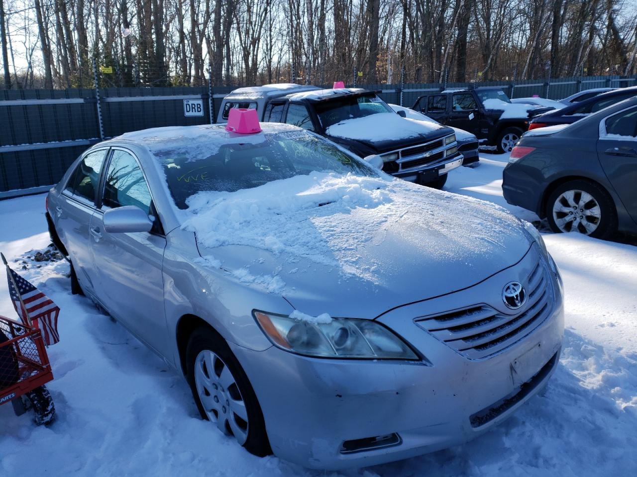 TOYOTA CAMRY CE 2008 with VIN 4T1BE46K28U242136 - Photo from auction