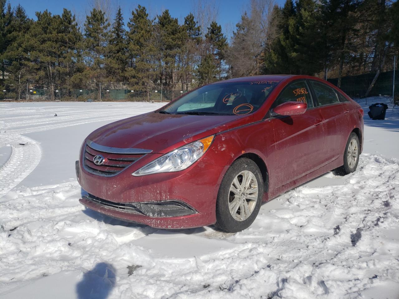 Photo 2 from auction – 2014 HYUNDAI SONATA GLS with VIN 5NPEB4AC4EH882963