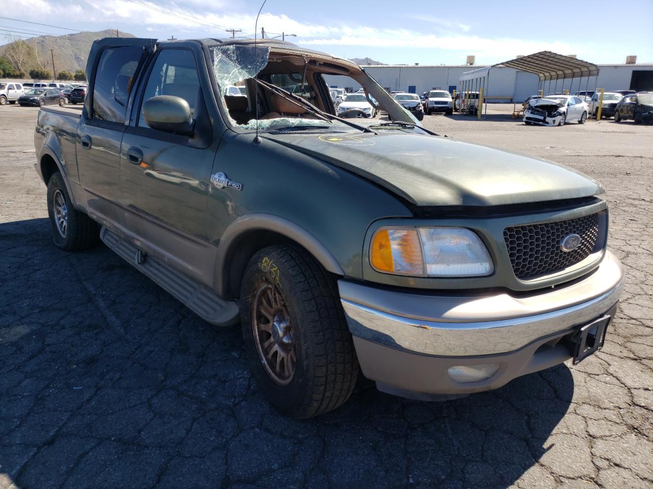 FORD F150 SUPER 2001 with VIN 1FTRW07L11KA12640 - Photo from auction