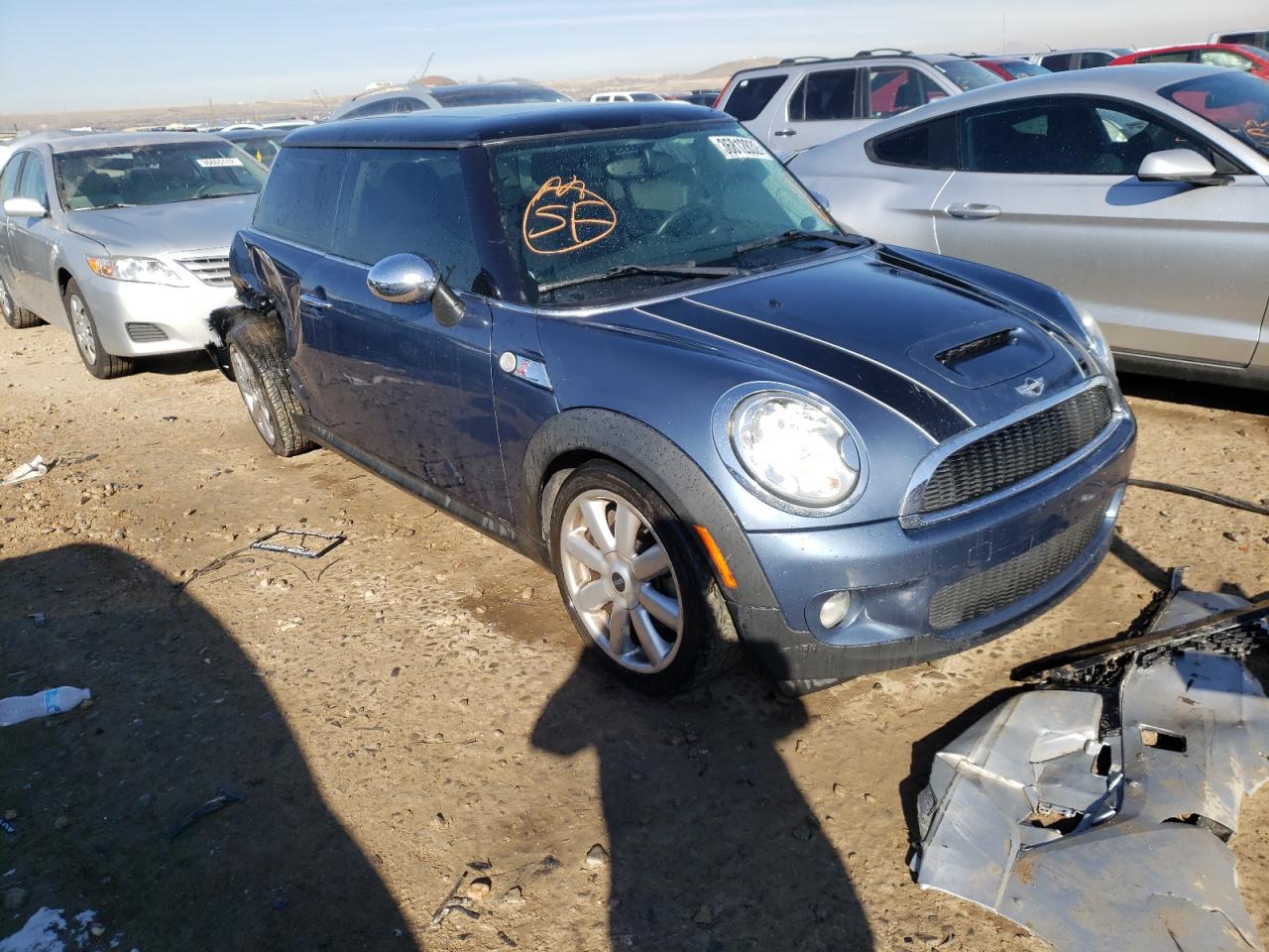 MINI COOPER S 2010 with VIN WMWMF7C55ATZ73419 - Photo from auction
