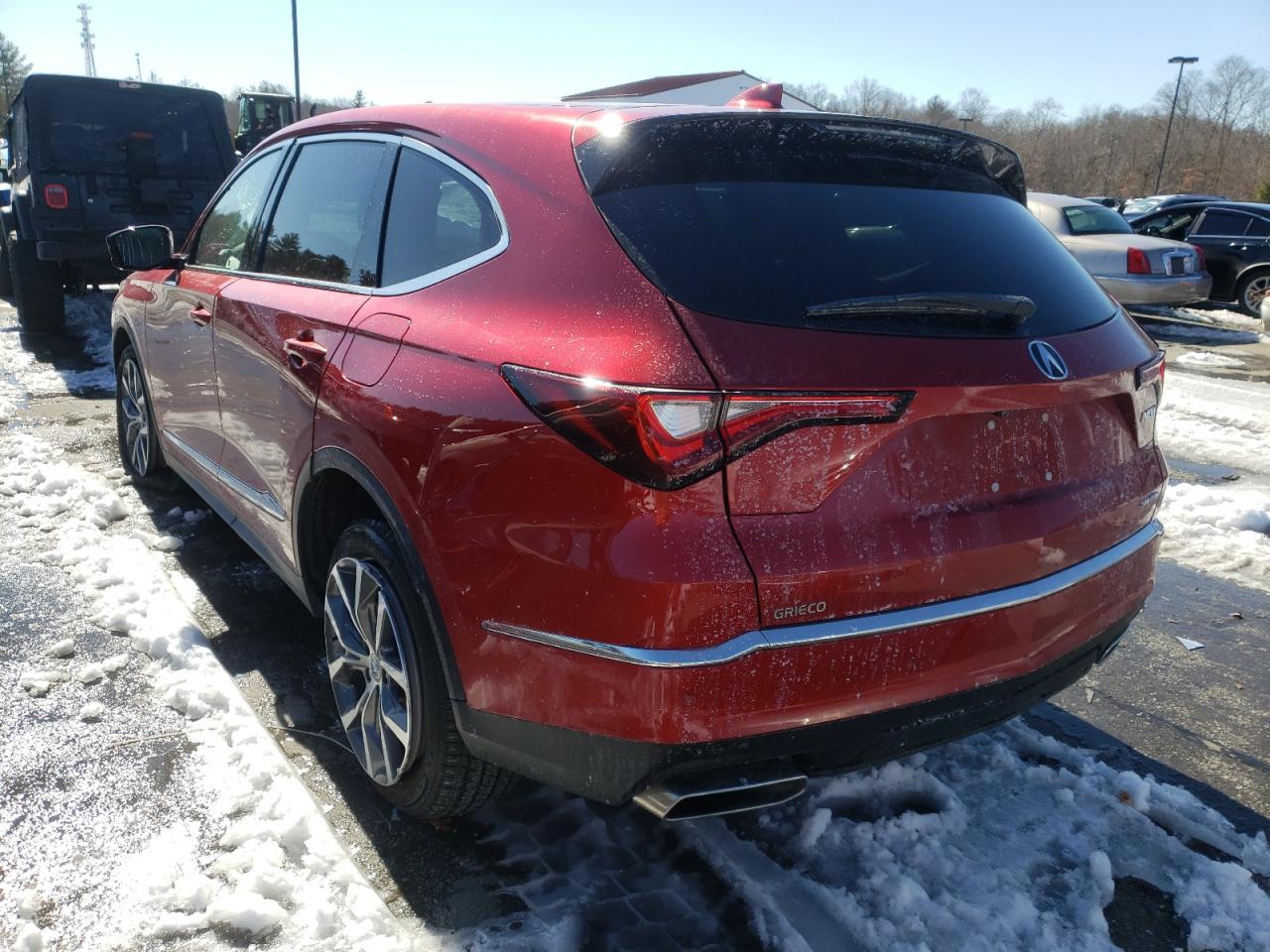 Photo 3 from auction – 2022 ACURA MDX TECHNO with VIN 5J8YE1H49NL026704
