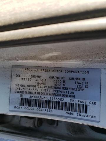 Photo 10 from auction – 2020 MAZDA 3 with VIN JM1BPALM8L1155502
