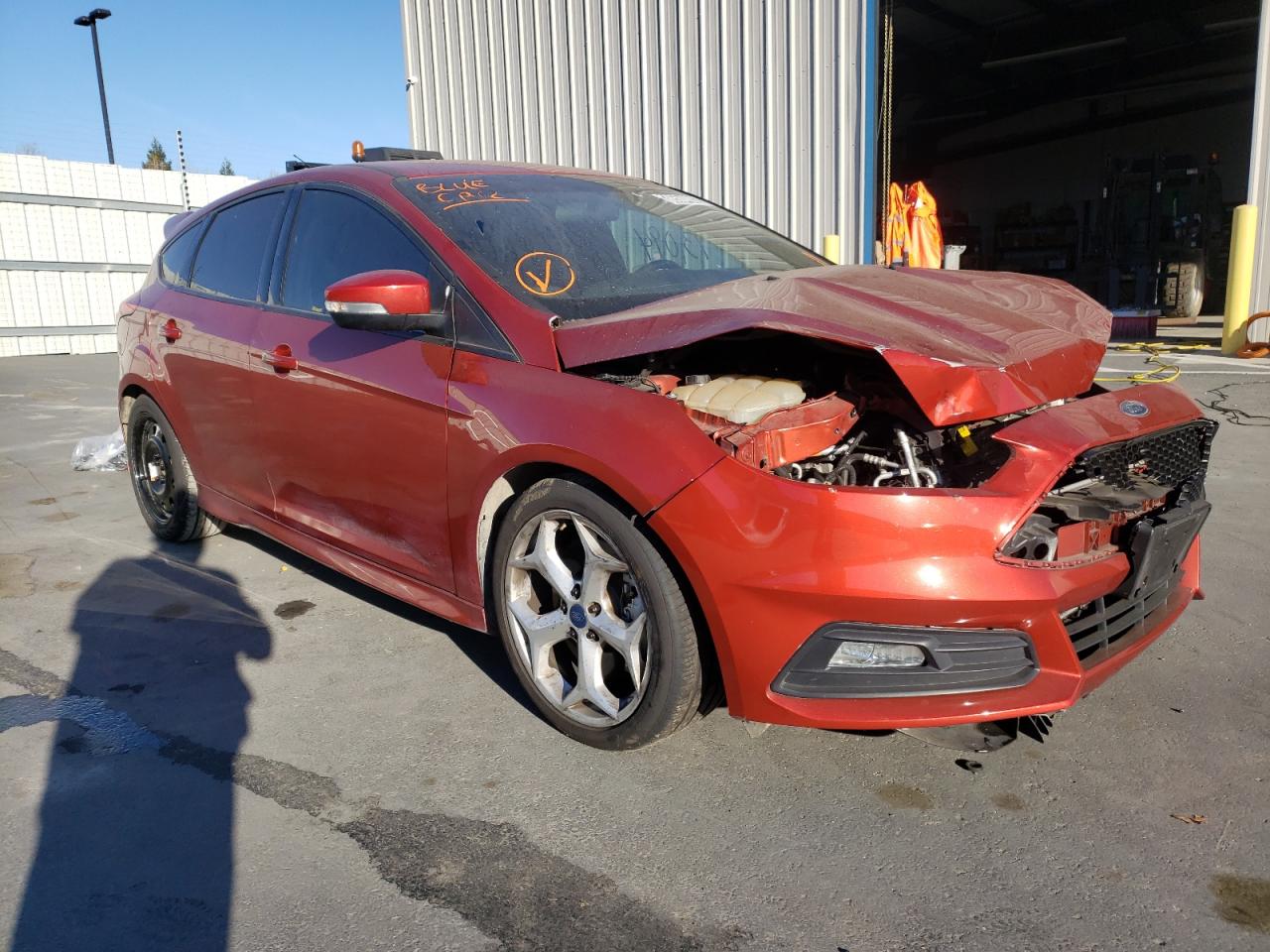 FORD FOCUS ST 2018 with VIN 1FADP3L96JL247649 - Photo from auction
