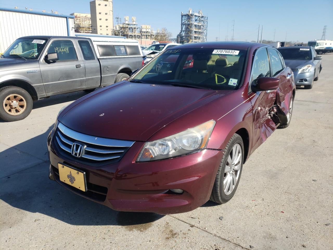 Photo 2 from auction – 2012 HONDA ACCORD EXL with VIN 1HGCP3F85CA011681
