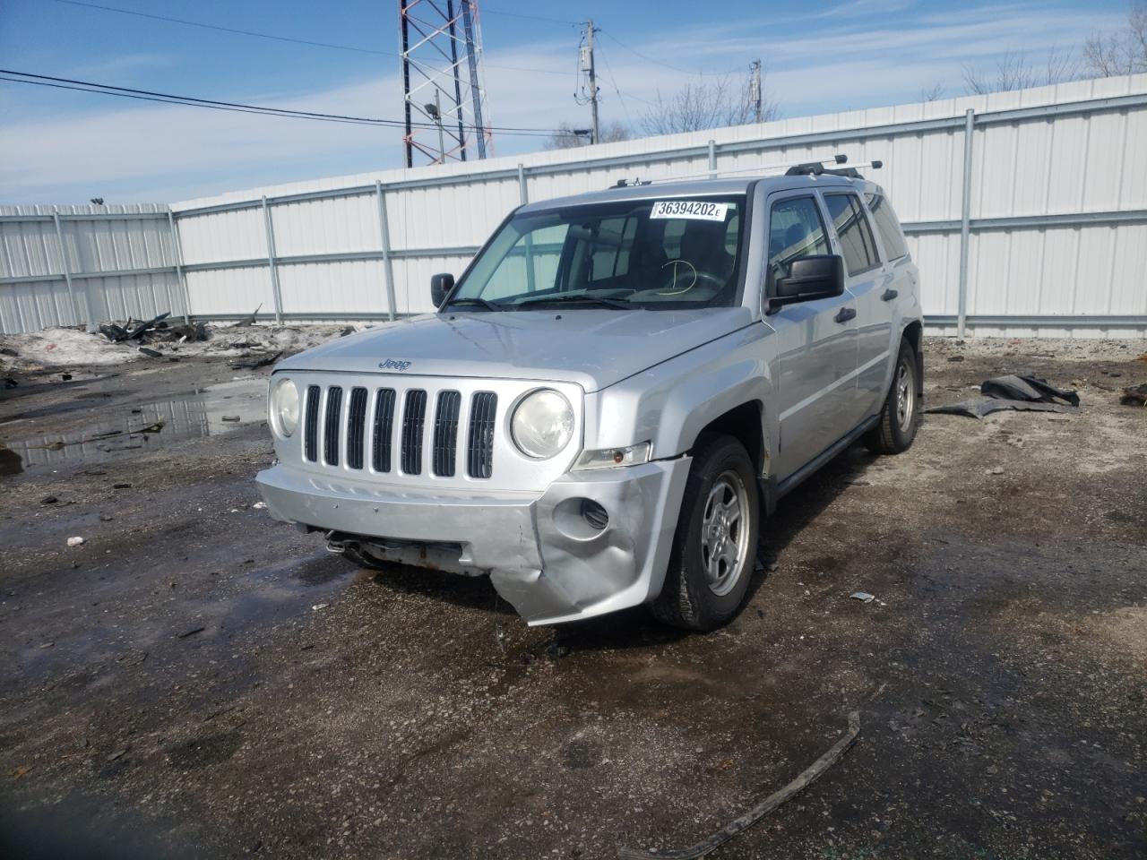 Photo 2 from auction – 2008 JEEP PATRIOT SP with VIN 1J8FF28W68D547638