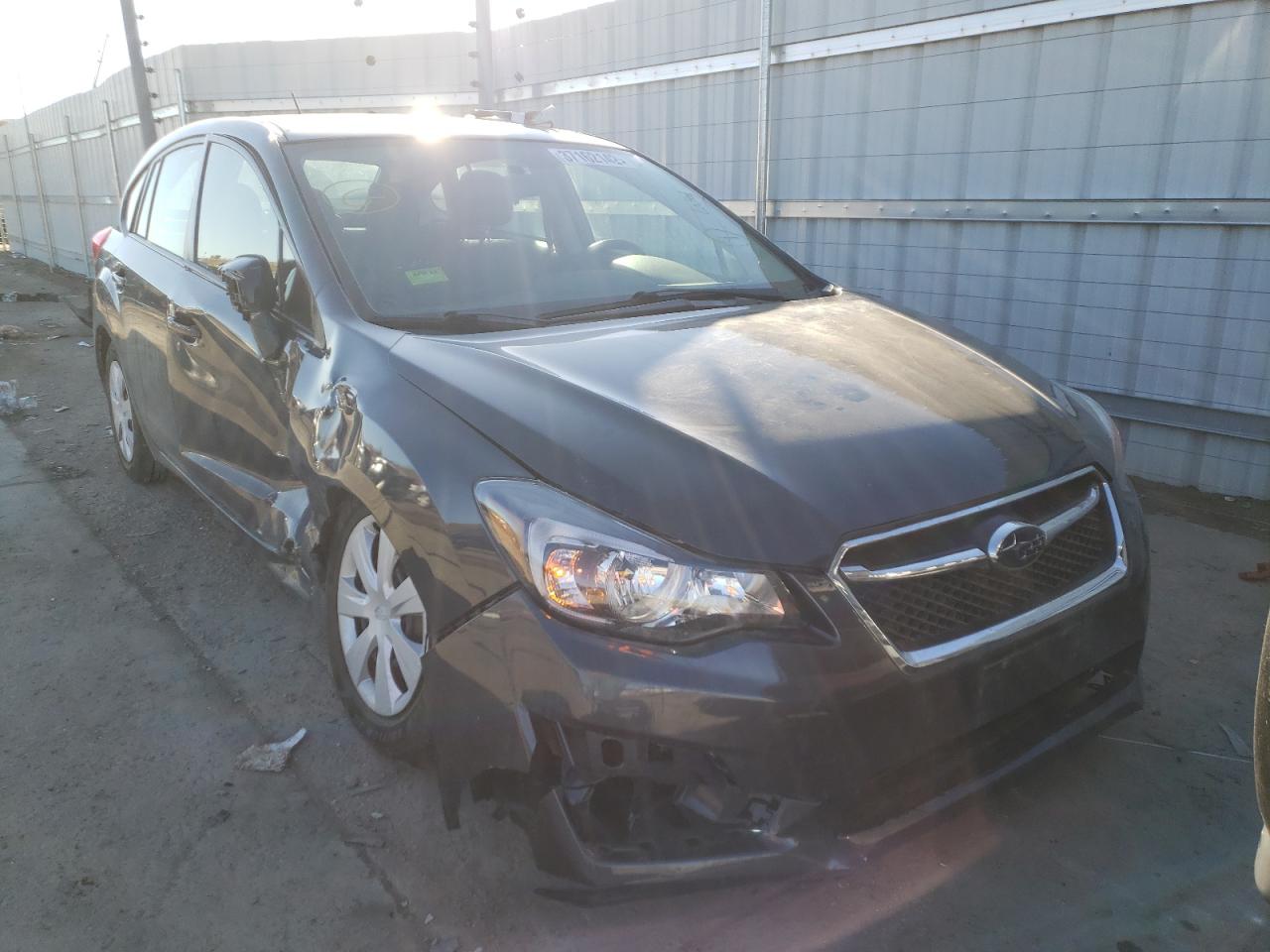 SUBARU IMPREZA 2015 with VIN JF1GPAA6XF8317920 - Photo from auction