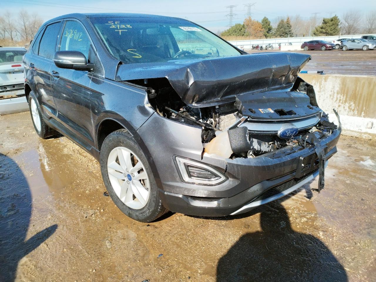 FORD EDGE SEL 2018 with VIN 2FMPK3J97JBB23748 - Photo from auction