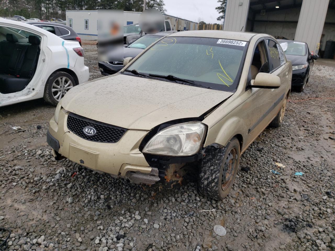 Photo 2 from auction – 2007 KIA RIO BASE with VIN KNADE123676211157