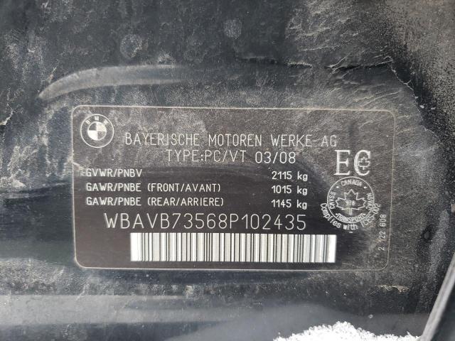 Photo 10 from auction – 2008 BMW 335 I with VIN WBAVB73568P102435