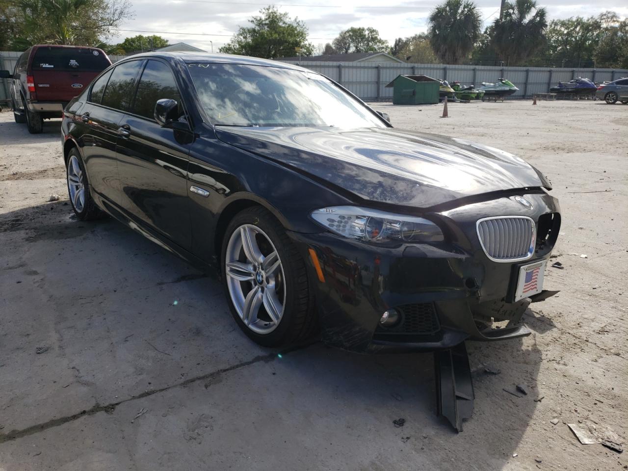BMW 550 I 2013 with VIN WBAFR9C56DDX80593 - Photo from auction