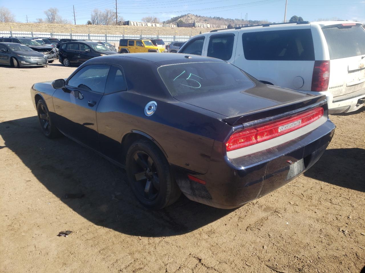 Photo 3 from auction – 2012 DODGE CHALLENGER with VIN 2C3CDYAG8CH130494